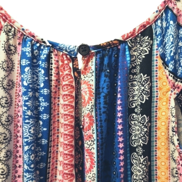 Joey B Multicolor Pattern Romper - Picture 4 of 5